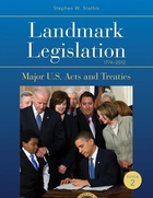 Landmark Legislation, 1774-2012, ed. 2, v. 