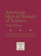 American Men & Women of Science, ed. 32, v. 