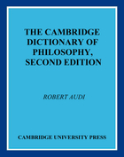 Cambridge Dictionary of Philosophy, ed. 2, v. 