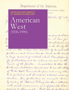 The American West (1836-1900), ed. , v. 